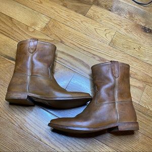 Isabel Marant Crisi cognac leather boots sz 38